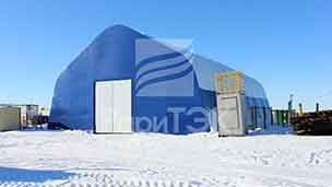 Hangar 21x18x10 Warehouse 21x18x10 m., For storage of materials, Republic of Tatarstan.