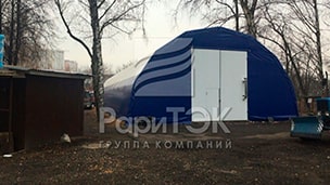 Hangar 30x12x6 m., For storage and repair of vehicles, Moscow region.